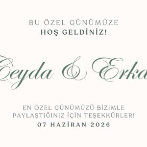 Düğün Davetiyesi